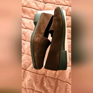 Capezio Dark Brown Suede Loafers